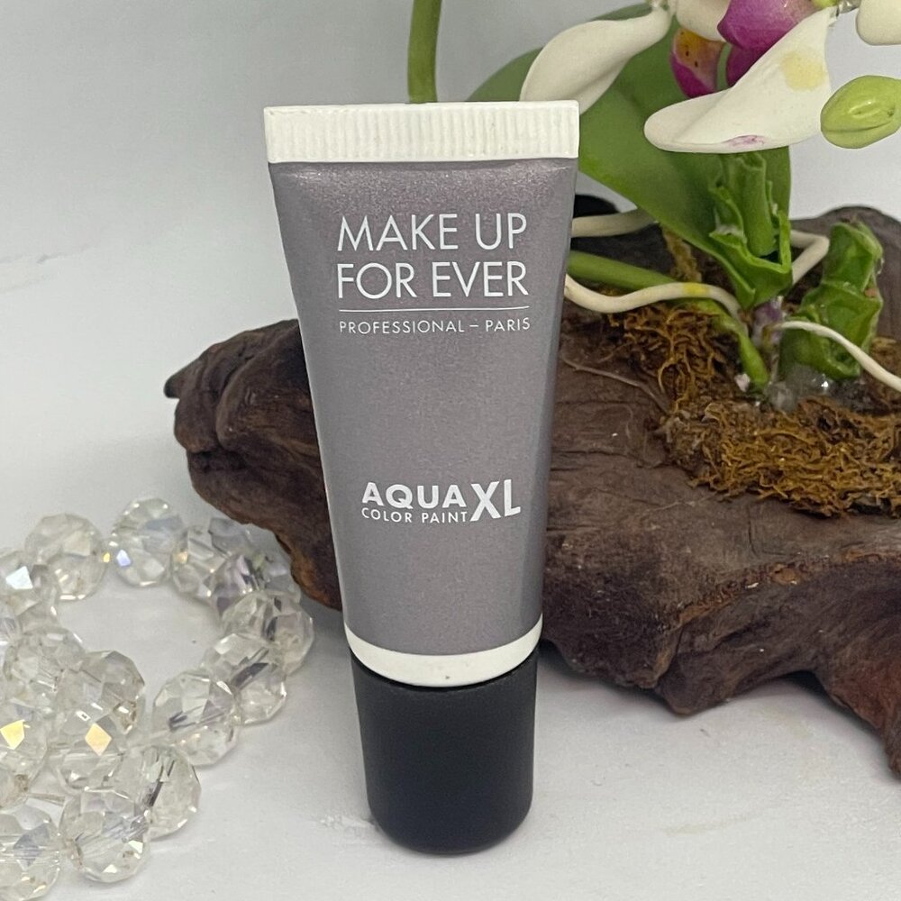 Make Up For Ever Aqua XL Color Paint Eyeshadow - I-12 Iridescent Steel Gray -New